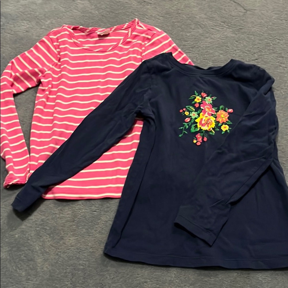 2 Hanna Andersson long sleeve girls t shirts